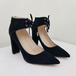 Marc Fisher Jasmyn Black Suede Pumps